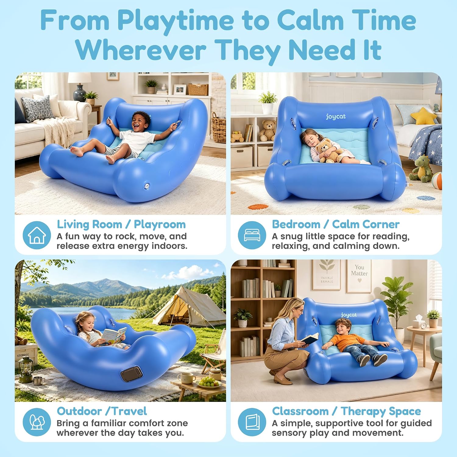 JoyCat Sensory Rocking Chair for Kids