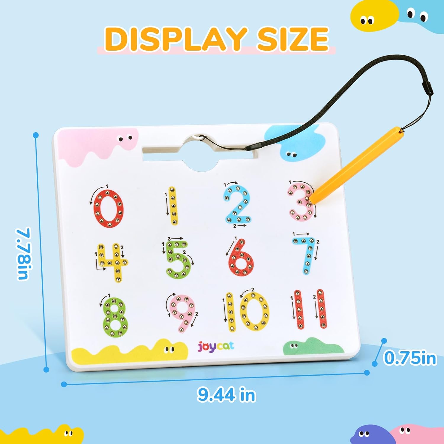 Magnetic Letter Tracing Board – Double-Sided ABC Sensory Toy