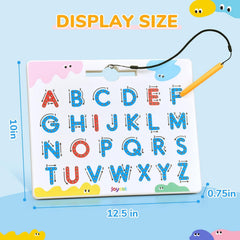 Magnetic Letter Tracing Board – Double-Sided ABC Sensory Toy