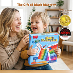 JoyCat 288 Math Flash Cards & Double-Sided Board, 4 Operations