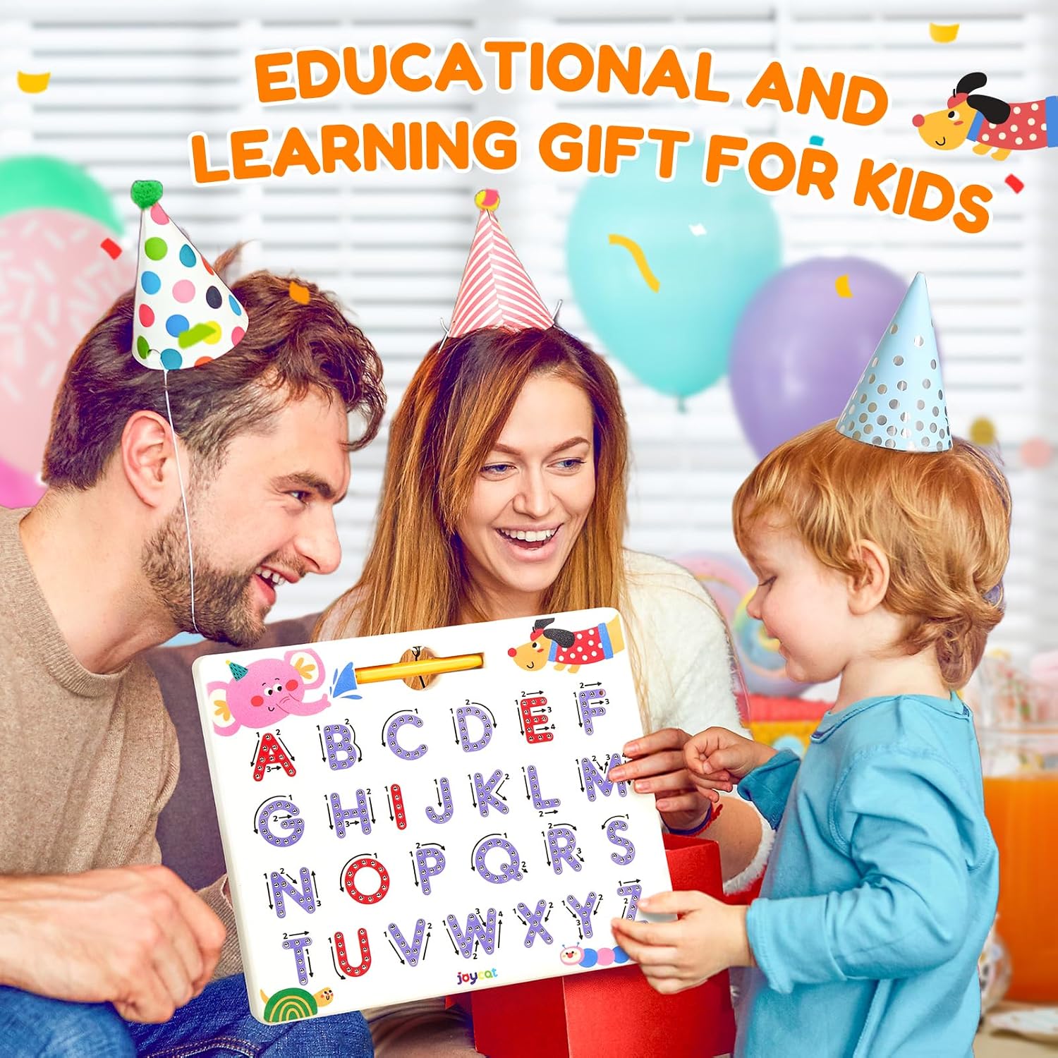 Magnetic Letter Tracing Board – Double-Sided ABC Sensory Toy