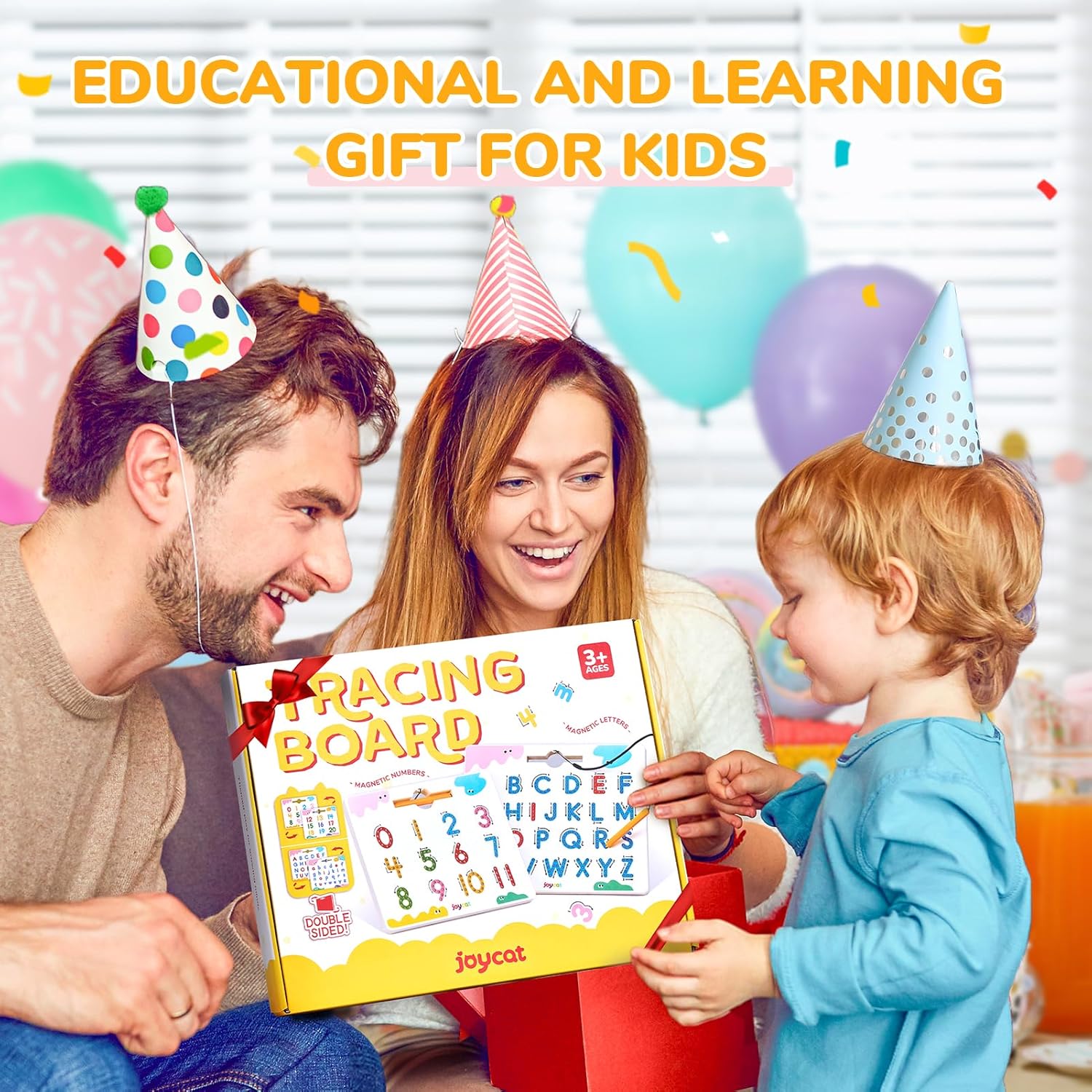 Magnetic Letter Tracing Board – Double-Sided ABC Sensory Toy