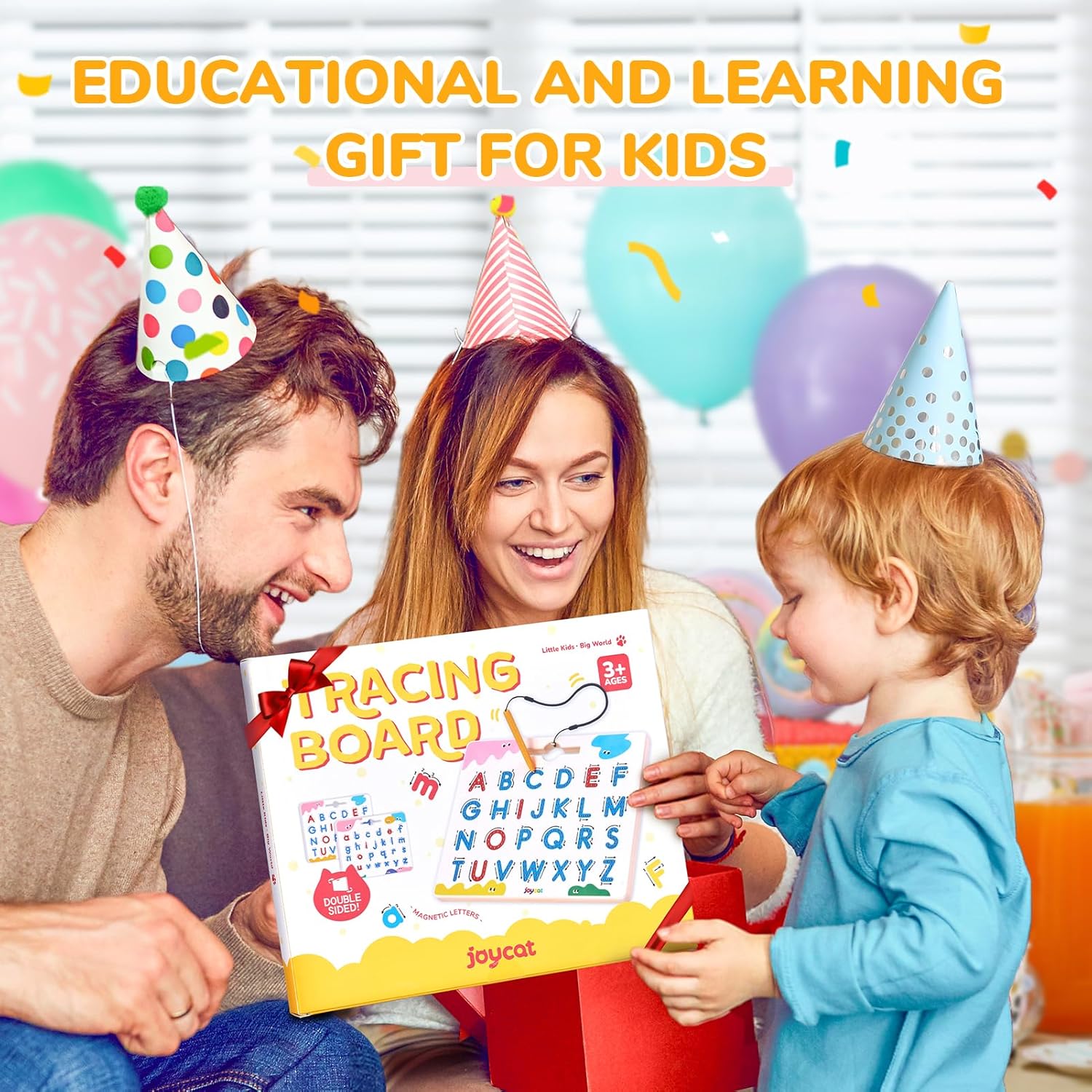 Magnetic Letter Tracing Board – Double-Sided ABC Sensory Toy